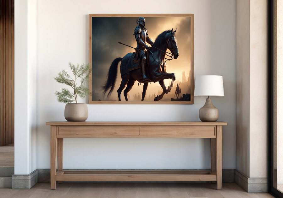 Caballero Medieval en Batalla