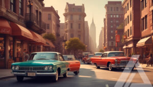 Coches Clásicos en la Ciudad