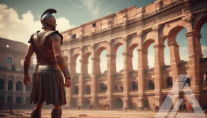 Gladiador en el Coliseo
