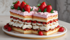 Tarta de Fresas y Crema