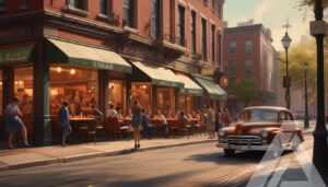 Vida en la Ciudad en los Años 50