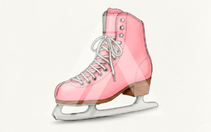 Bota Rosa de patinaje Retro ma