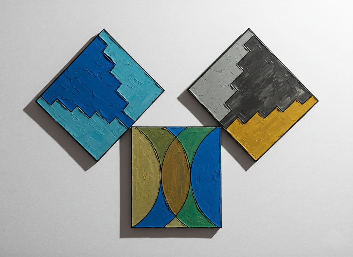 Figura geométrica azul