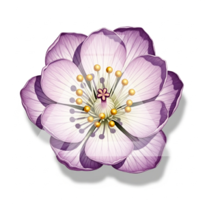 Flor Ilustrada Realista