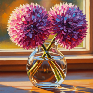 Flores al Óleo Clásico