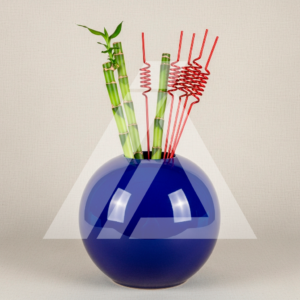 Jarron Azul Hiperrealista