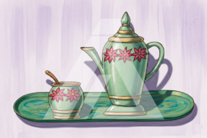 Juego de Té Vintage ma