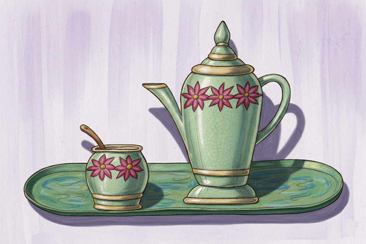 Juego de Té Vintage