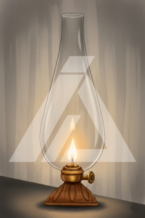 Lámpara de Aceite Antigua ma