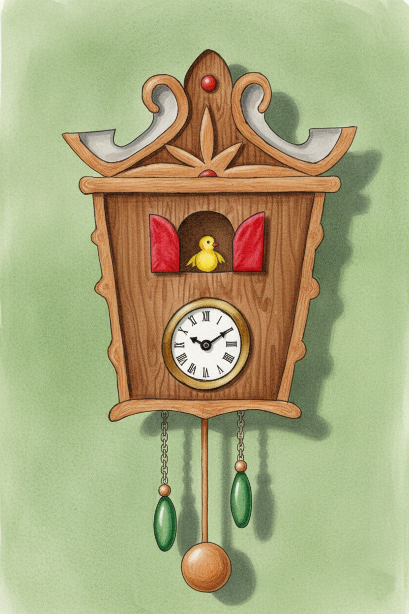 Reloj de Cuco Decorativo