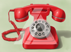 Teléfono Rojo Retro ma